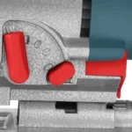 اره برقی عمود بر 650 وات رونیکس مدل 4120 - Image 7